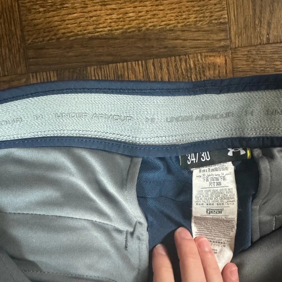 Blue under armor golf pants. Size 34/30 - Picture 2 of 2